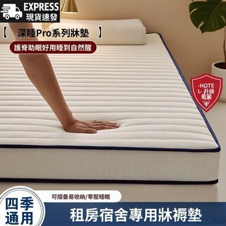 透氣防潮床墊 家用加厚軟墊 學生宿舍單雙人墊褥子換季優惠, 深睡系列床垫立体白色-5cm,A版120x200cm【好用睡到自然醒】