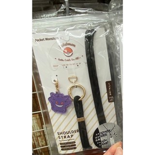 SUNCREST 寶可夢手機背帶掛繩 - 皮卡丘/耿鬼/百變怪/謎擬Q/卡比獸, 現貨-梗鬼, 1個