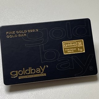 [골드베이미니] 순금 골드바 1g 미니골드바 콩알금 땅콩금 24K 999.9