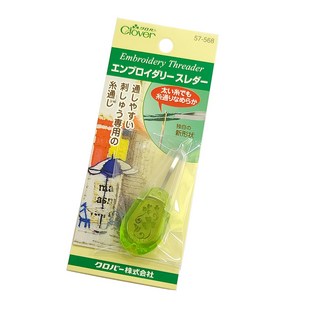 [크로바] 자수 실 끼우기 자수용 실끼우개 자수실 두꺼운실 바늘귀 실꿰기 (57-568), 57-568, 1개