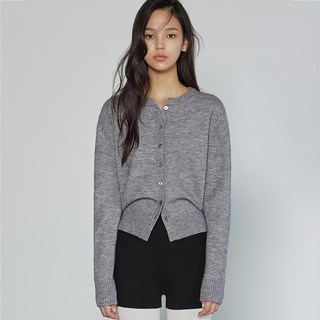 MICHIKOLONDON 女款基本款羊毛針織開襟衫