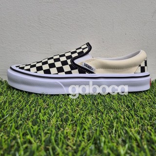 반스 슬립온 라이트 체커보드 다크 블랙 오프 화이트 V98 LITE
