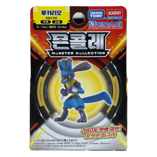 [아카데미과학] 포켓몬 MS 루카리오 피규어, 1개