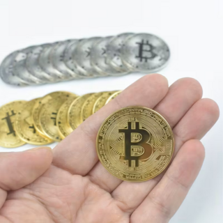 수집용 데스크 장식 코인 컬렉션 동전 비트코인 메탈 기념 코인 10개 세트, 골드5P+실버5P