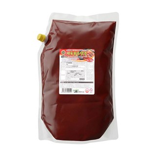 제육볶음양념 5KG 뉴그린 스파우트 파우치 업소용 대용량 양념 소스 베이스 식당, 1개