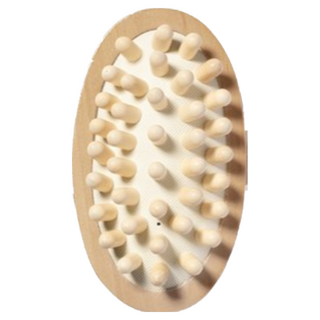 氣囊按摩刷 楠竹按摩刷 全身通用穴位按摩器 刮痧揉腹經絡按摩刷 美腿刷 美體刷 活筋刷, 白色, 1個