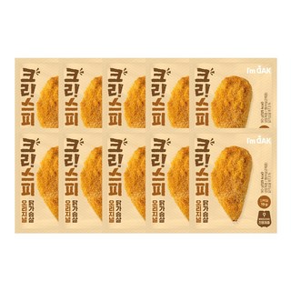 [아임닭] 크리스피 닭가슴살 오리지널, 10개