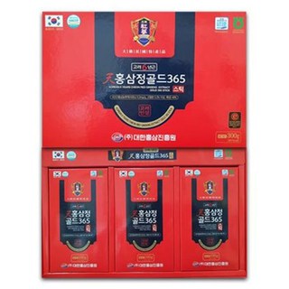 고려 6년근 천 홍삼정 골드365 스틱 10g x30포, 1개, 300g