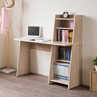 TZUMii桑田造型層架式書桌 辦公桌 工作桌 閱讀桌 電腦桌, 桑田造型層架式書桌