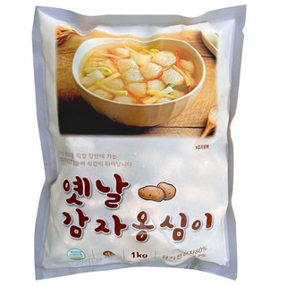 [리타엔] 국내산 생감자80% 쫄깃 담백한 감자옹심이, 1kg, 2개
