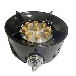 고화력 강염버너 야외 캠핑 그리들 9구 해바라기버너, 9구 버너 + 커넥터 2개 + 1.5m 튜브, 1개