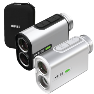 인피테 레이저 골프 거리측정기 초경량 미니 차쉬넬 캐디 파우치세트, IXG2000 PRO 화이트