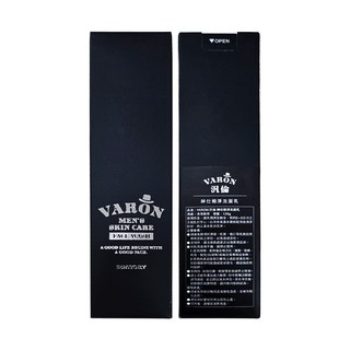 SUNTORY三得利 VARON汎倫 紳仕極淨洗面乳(120ML), 1個, 120ml