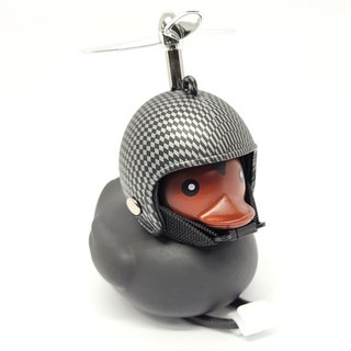 머스트해브템 LED 러버덕 라이트 자전거 오토바이 킥보드 필수품, 1개, 블랙