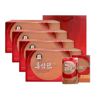 정관장 홍삼원골드 100mlx24포 4세트, 2.4L, 4개