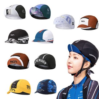 엠씨엔 자전거 모자 여름 남성 여자 쪽모자 헬멧 이너캡 등산 바이크 속모자, 14.트윙클, 1개