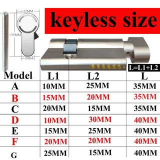 보이지 않는 도어 잠금 반 편심 실린더 손잡이 포함 채널 내화 보안 욕실, 02 B, 11 Only knob Keyless