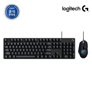 로지텍코리아 게이밍 세트 G413 SE 기계식 키보드 + G402 마우스, 일반형, 블랙, G402 + G413 SE