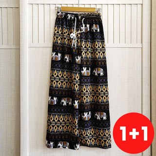 쿨쉐어 1+1 아이스 냉장고 코끼리 바지 고무줄 밴딩 여름 쿨 팬츠 몸빼 홈웨어