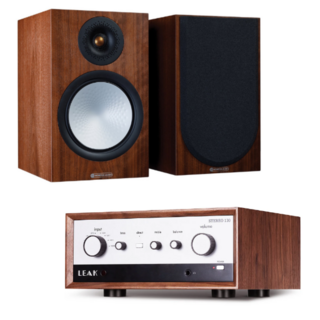 모니터오디오 7G Silver100 + LEAK 스테레오130 하이패이 패키지, 월넛