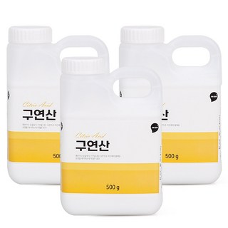 퍼굿 구연산 용기, 500g, 6개