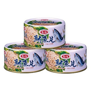 愛之味鮪魚片(185gx3罐), 3個, 181.5g