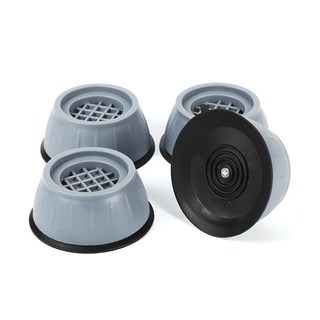 [上手家居] 洗衣機防震增高墊 4入組 適用直徑5公分內底座, 灰色, 1個