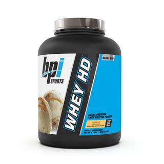 BPI Sports 단백질 파우더 1.9kg Whey HD 울트라 프리미엄 바닐라 캐러멜, 4.07 Pound (Pack of 1), 우유 및 쿠키, 1개