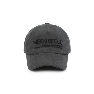 MISEKI SEOUL Misekiseoul logo ball cap CHARCOAL, OS