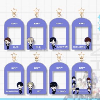 ENHYPE系列 亞克力鑰匙扣 相框鑰匙圈 小卡收納吊飾 明星周邊同款掛件 NCT吊飾 包包吊飾 台灣出貨, NIKI, 1個