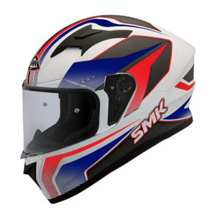 SMK STELLAR DYNAMO 全罩式安全帽 ECE22.05, 黑白藍紅 MA153