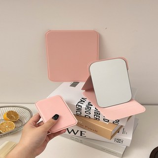 노바루 휴대용 접이식 3종 탁상 거울 세트, 핑크