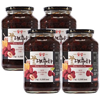 꽃샘 꿀대추 1kgx4병, 1kg, 1개입, 4개