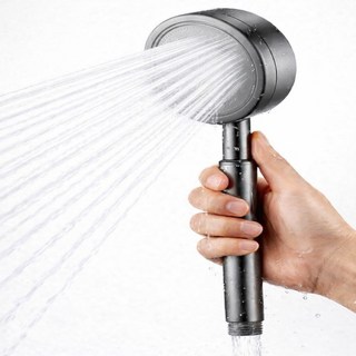 강력분사샤워기헤드 수압강화 물줄기개선 다온스토어, 그레이, 1개