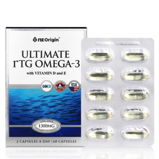 엔젯오리진 얼티메이트 rTG 알티지 오메가3 비타민D&E, 1개, 60정