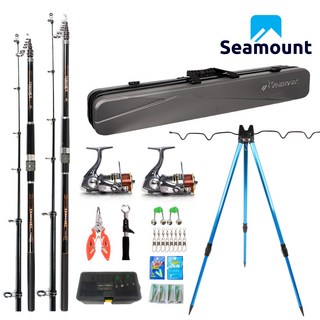 시마운트 커스텀X 원투 낚시대세트 /바다 낚시대 2종, 커스텀X 원투대 2종세트/270+300