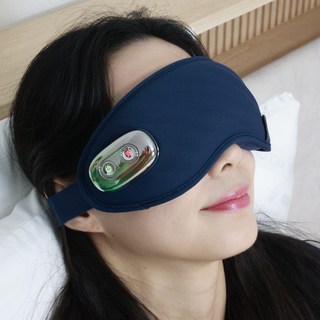6PM 초경량 C타입 무선 온열 안대 눈찜질 마사지, 퇴근온열안대 1개+아로마오일 1개