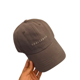 天使網購 CHALL字母百搭棒球帽 運動遮陽防曬棒球帽, 灰色, 1個