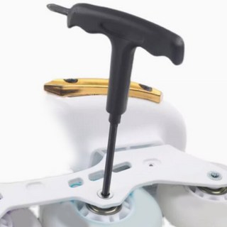 인라인 스케이트 도구 내구성 드라이버 액세서리 가정용 핸들 렌치 보드 스크루 휴대용 수리 보수 유지, 1개