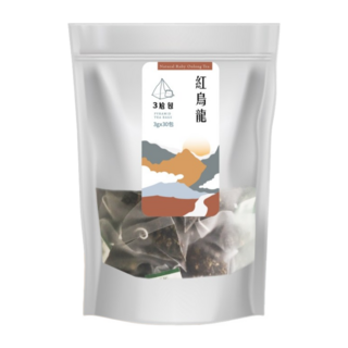 3尬包 紅烏龍熟果香立體茶包, 3g, 1個, 1個裝