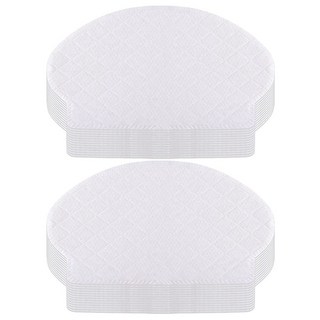 적용 대상 가전 에코백스 디봇 오즈모 N7/T5/오즈모 920/오즈모 950 로봇 진공 청소기와 호환되는 50 팩 일회용 걸레 패드, 01 white, 50개