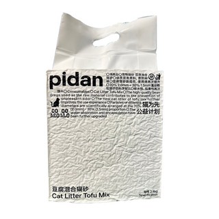 pidan 純豆腐貓砂, 純豆腐砂, 2.4kg, 1包