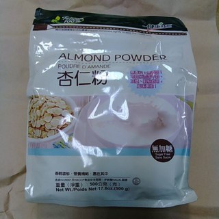 健康時代 杏仁粉 500公克 無加糖 無香料 原豆杏仁, 1個