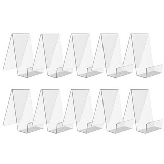 도림 아크릴 책꽂이 겸 스탠드 거치대 진열대 북 스탠드 5p, 투명*2