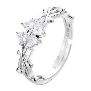 韓版四葉草戒指 (簡約氣質)