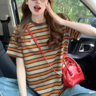 미소모드 데일리 스프라이프 반팔티 M0126