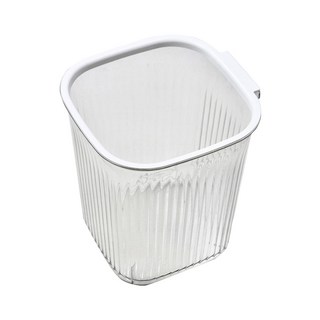 垃圾桶 廁所垃圾桶 廚房垃圾桶 浴室垃圾桶 ins垃圾桶 客廳垃圾桶 無蓋垃圾桶 (mina百貨, 白