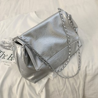 高級感鏈條腋下包 2026新款時尚百搭手提包 大容量通勤單肩托特包