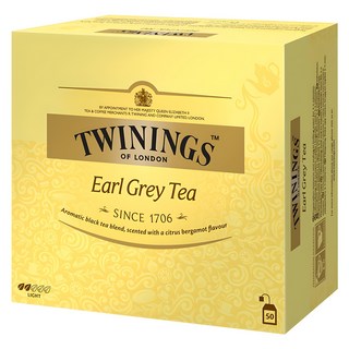 TWININGS 唐寧茶 盒裝伯爵紅茶茶包, 2g, 50包, 1盒