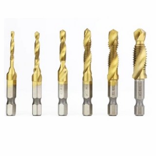 중국업체/에이치와이제유 탭드릴 비트 고강도 스파이럴 6P 세트